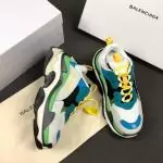 balenciaga chaussure homme daim triple-s  ash25